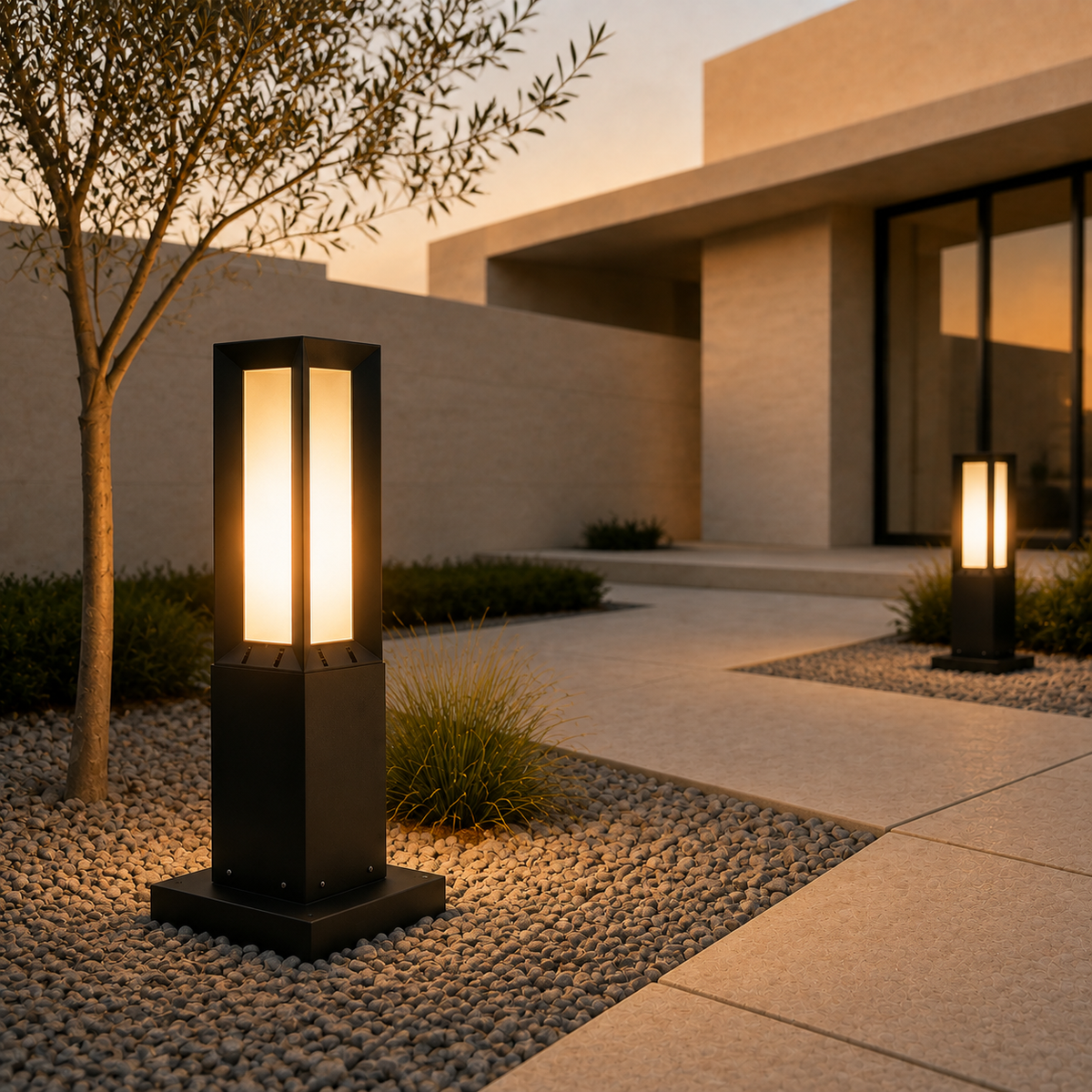 RIRZ LINEA | Modern Solar Pathway Light — product view 3