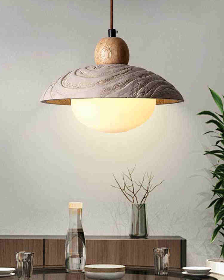 WOMO Dome Cement Pendant Light - WM3101 — product view 5