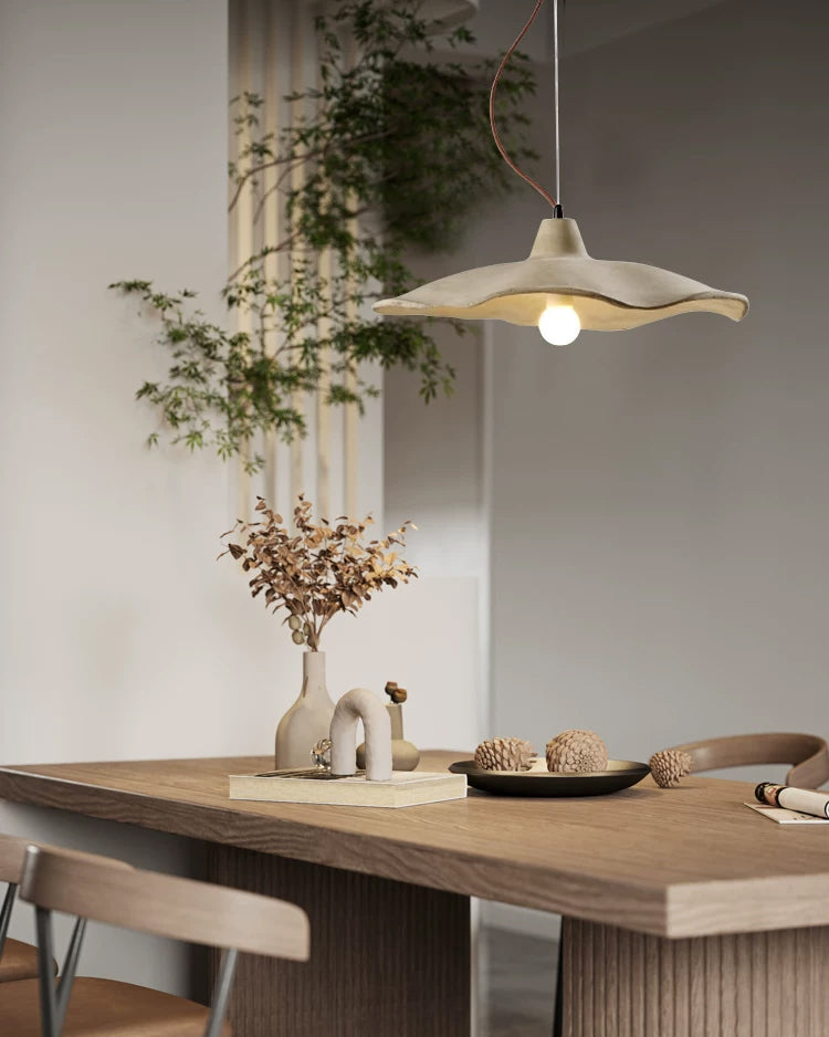 WOMO Modern Flower Cement Pendant Light - WM3102 — product view 2