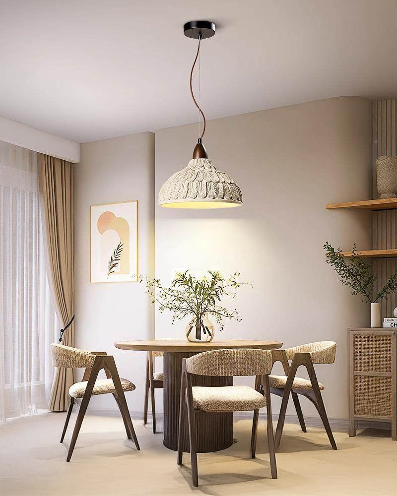 WOMO Engraving Dome Cement Pendant Light-WM3114 — product view 4