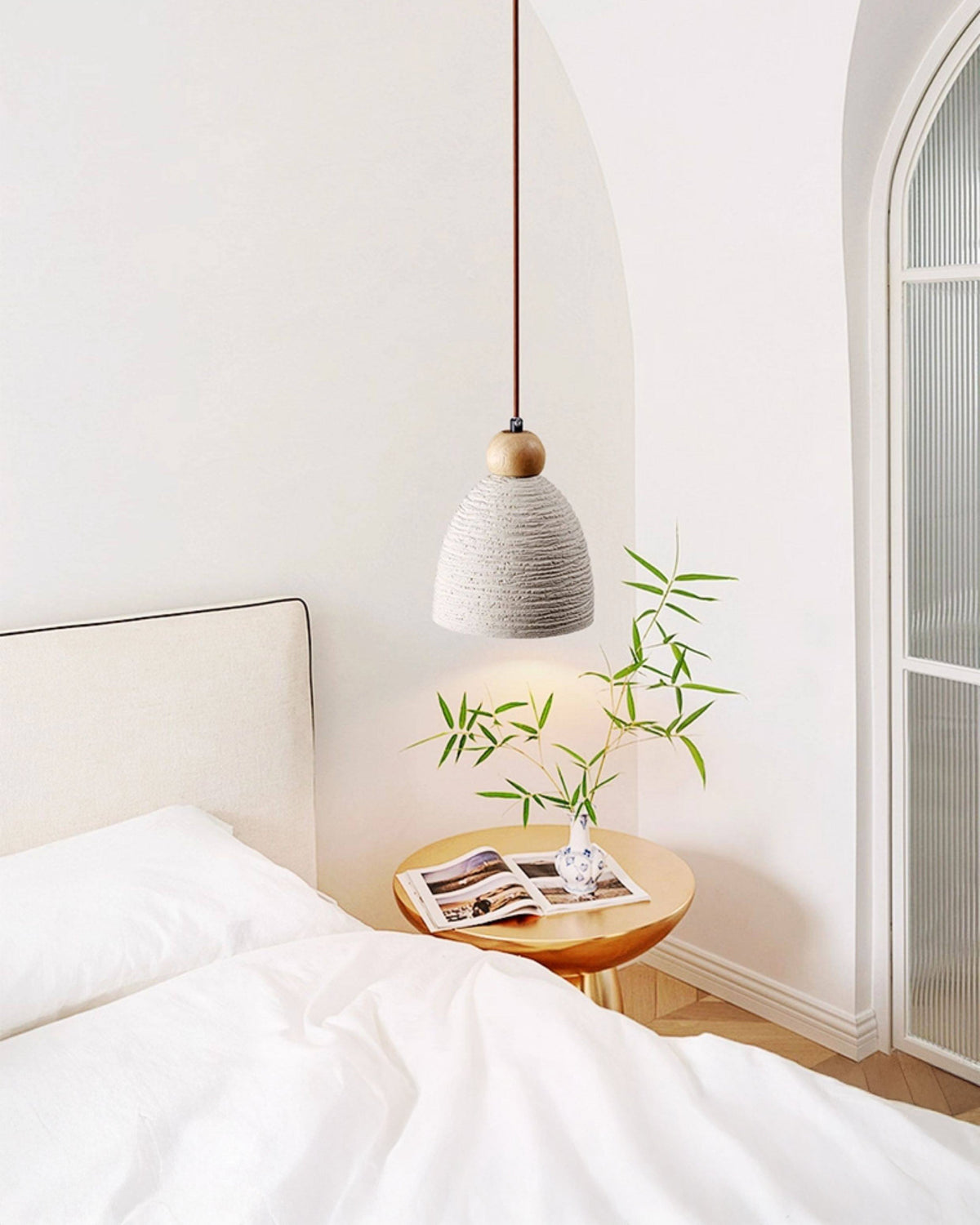 WOMO Cement Dome Pendant Light - WM3119 — product view 6