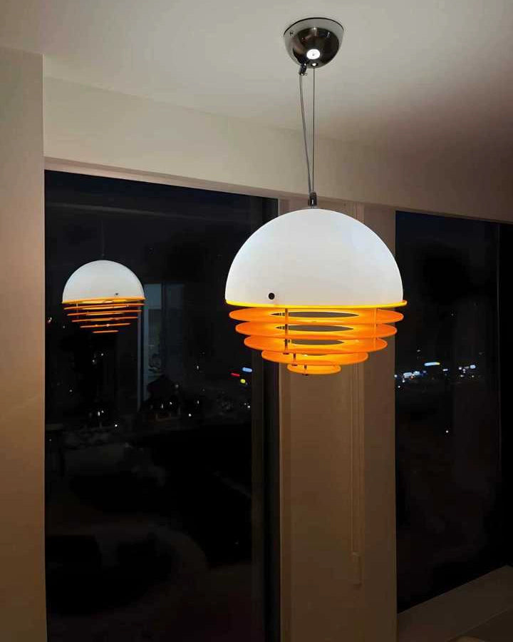 WOMO Contemporary Glass Globe Pendant Light - WM3126 — product view 5