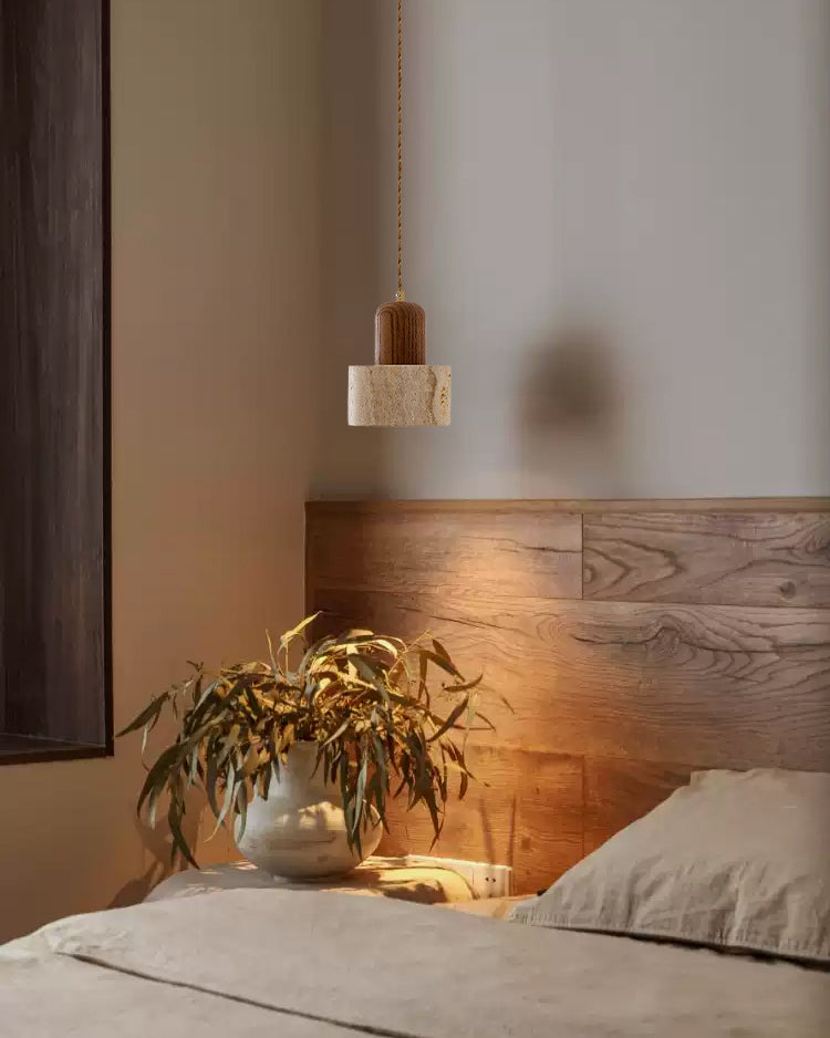 WOMO Travertinel Column Pendant Light - WM3131 — product view 6