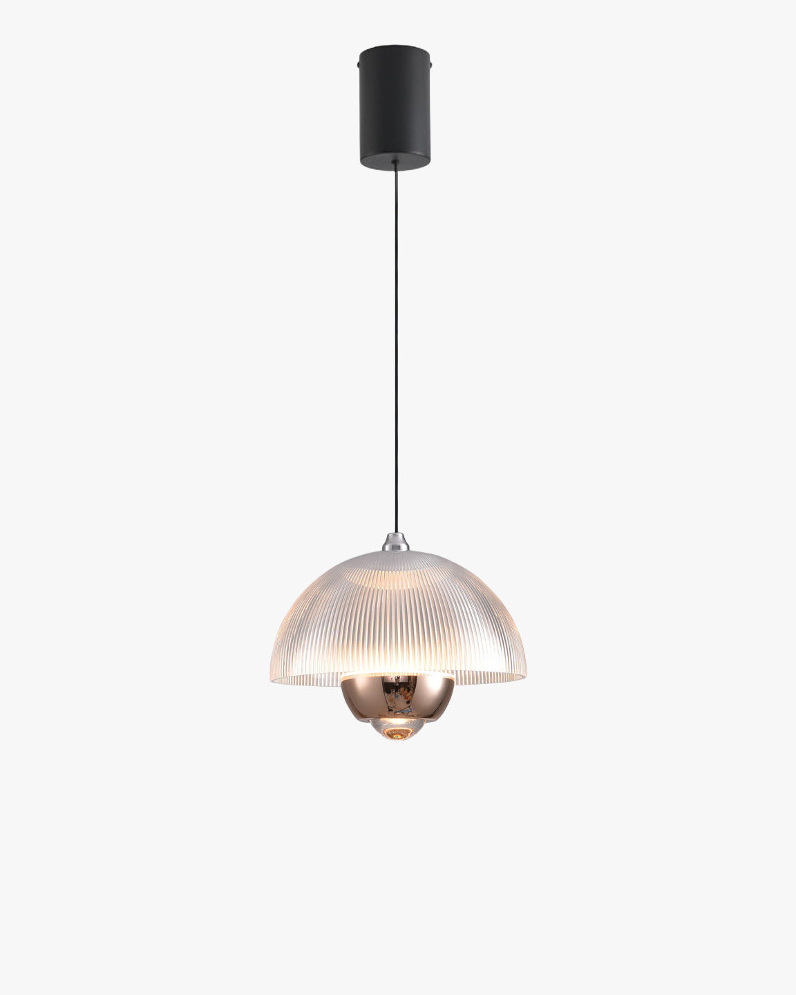 WOMO Minimalist Metal Dome Pendant Light - WM3132 — product view 1