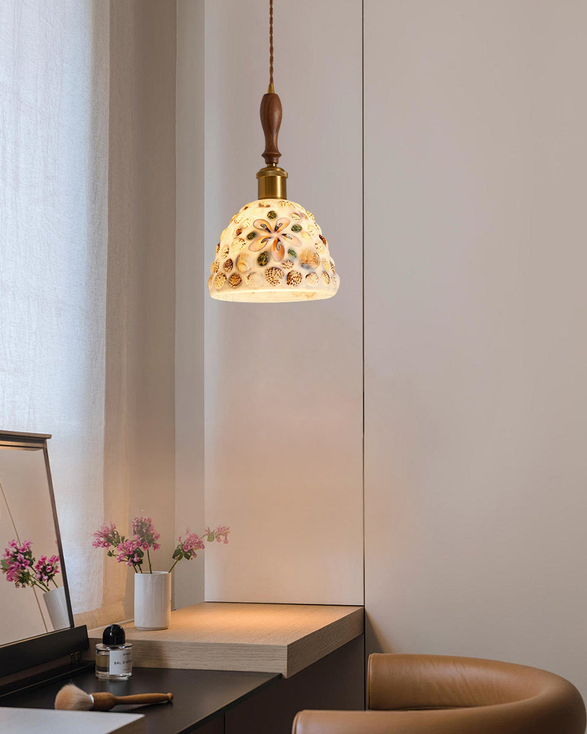 WOMO Art Glass Bell Pendant Light - WM3139 — product view 5