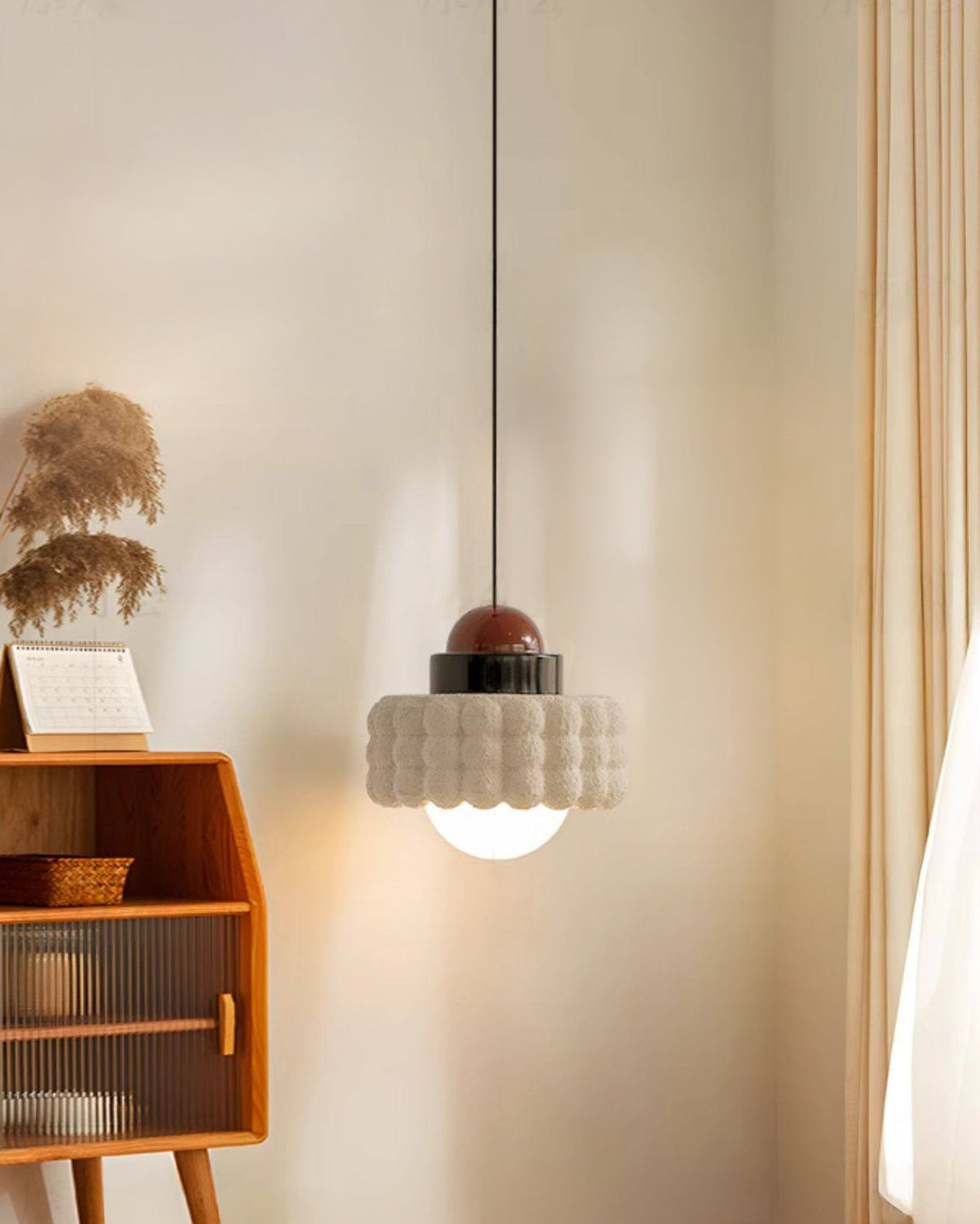 WOMO Cylinder Resin Pendant Light-WM3156 — product view 4