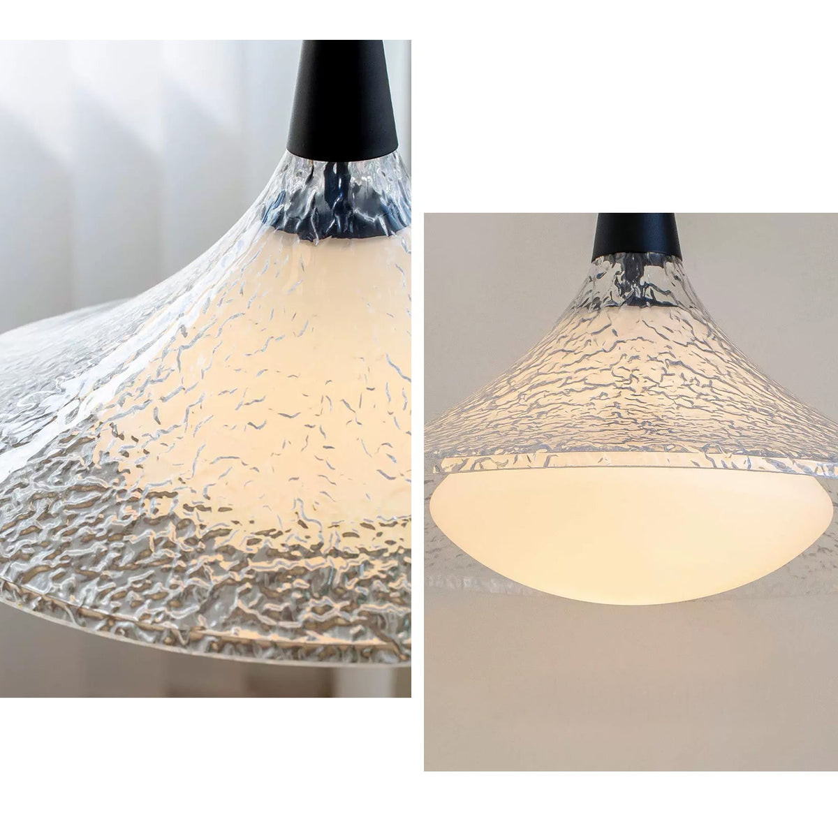 WOMO Glass Cone Pendant Lights-WM3162 — product view 6