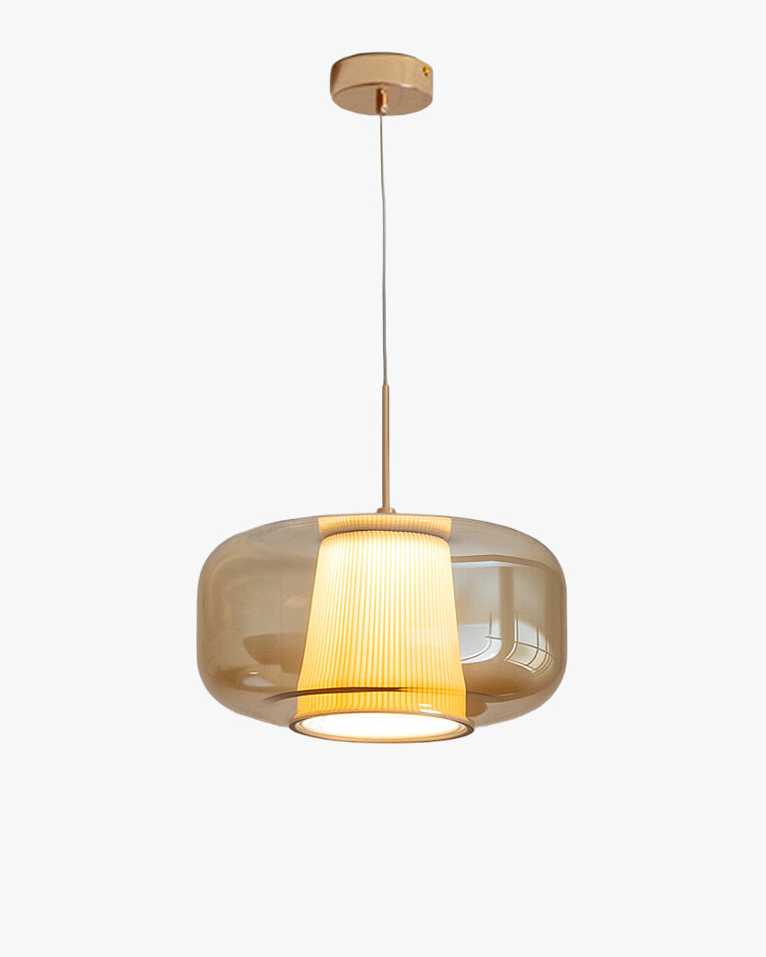 WOMO cylinder Glass Pendant Light-WM3164 — product view 1