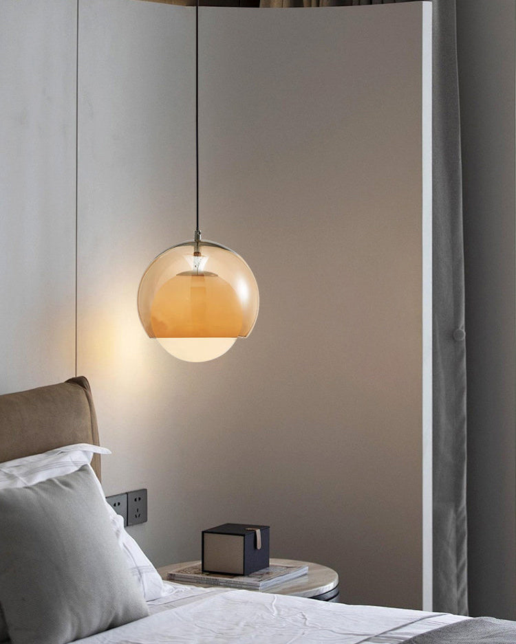 WOMO Glass Globe Pendant Light-WM3171 — product view 7