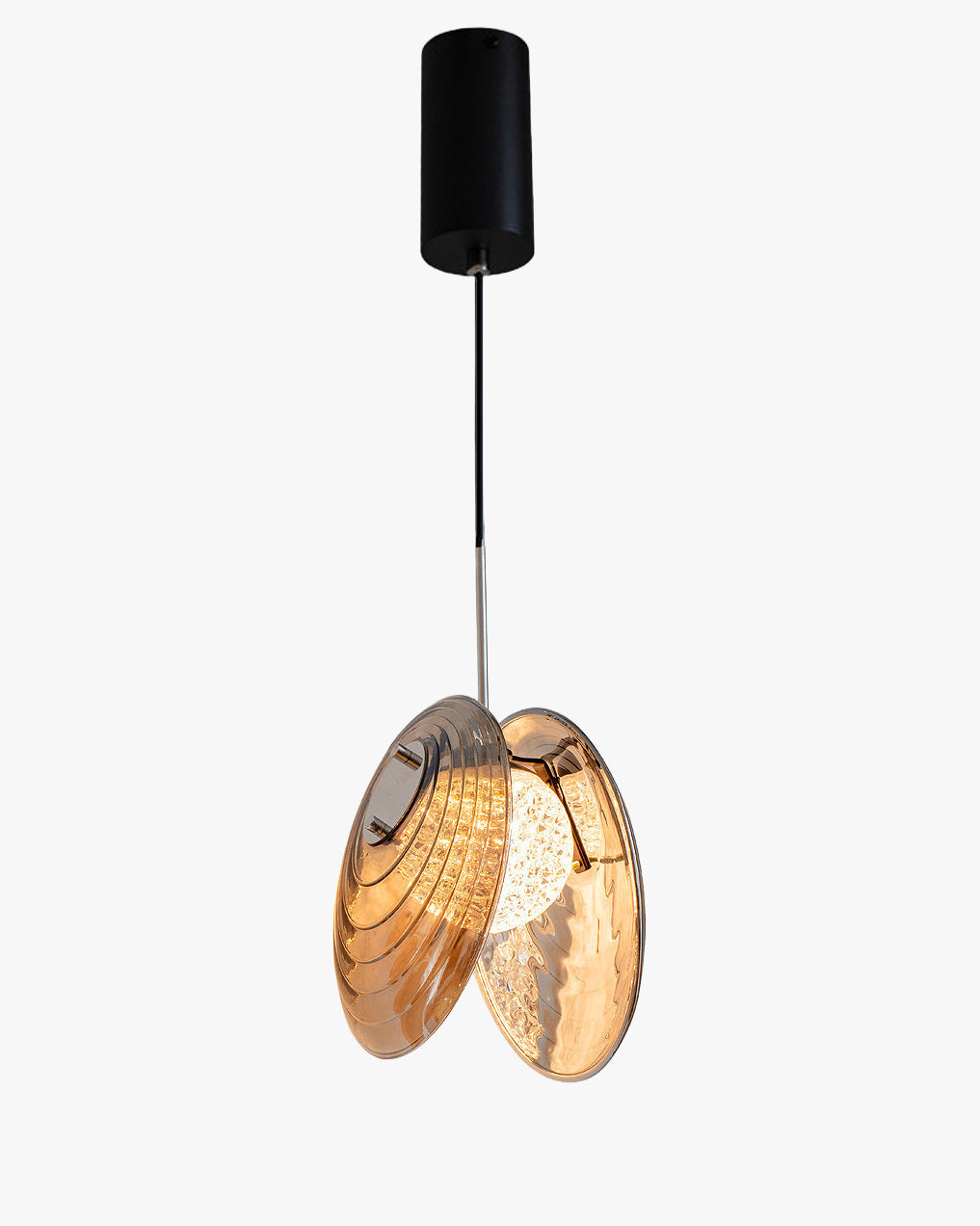 WOMO Glass Disc Pendant Light-WM3172 — product view 1