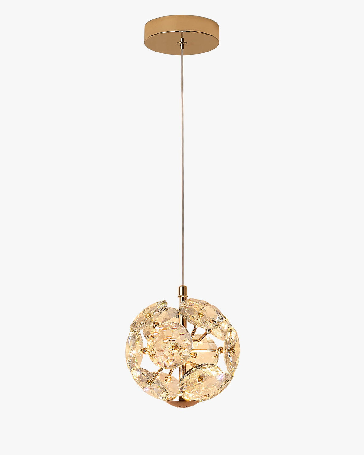 WOMO Globe Crystal Pendant Light-WM3174 — product view 1