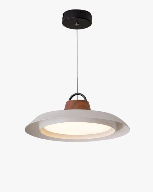 WOMO White Acrylic UFO Pendant Light-WM3175 — product view 1