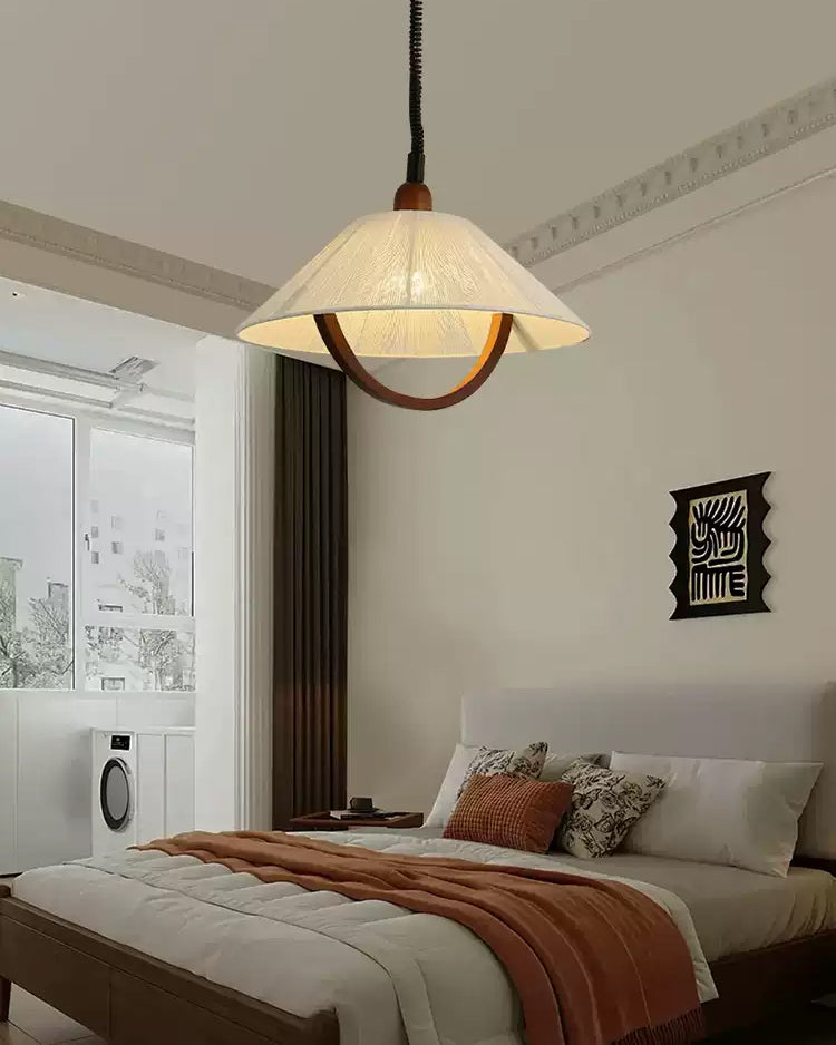 WOMO Fabric Umbrella Adjustable Pendant Light-WM3180 — product view 5