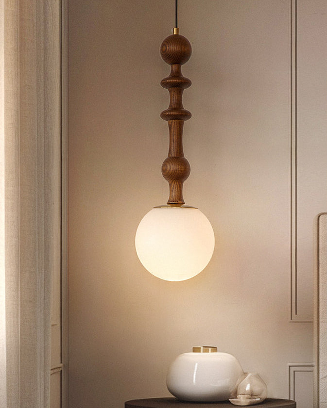 WOMO Glass Globe Pendant Light-WM3190 — product view 4