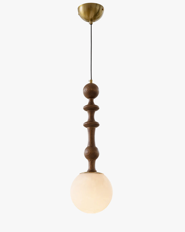 WOMO Glass Globe Pendant Light-WM3190 — product view 1