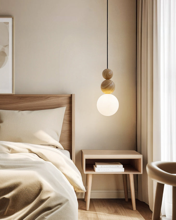 WOMO Globe Glass Pendant Light-WM3198 — product view 4
