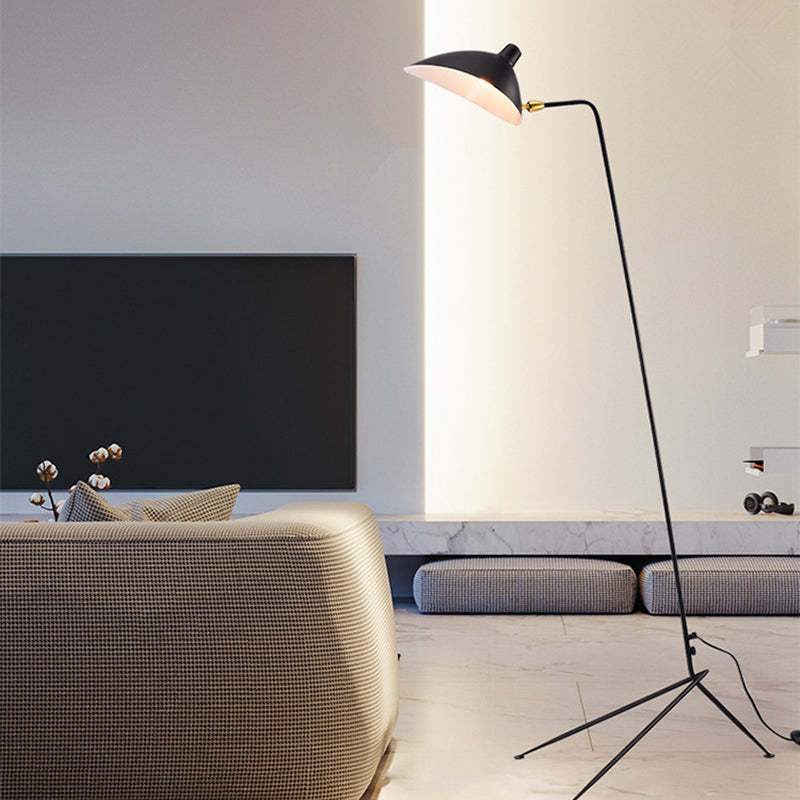 Schmitt Industrial Floor Lamp, 1/3 Heads — product view 2