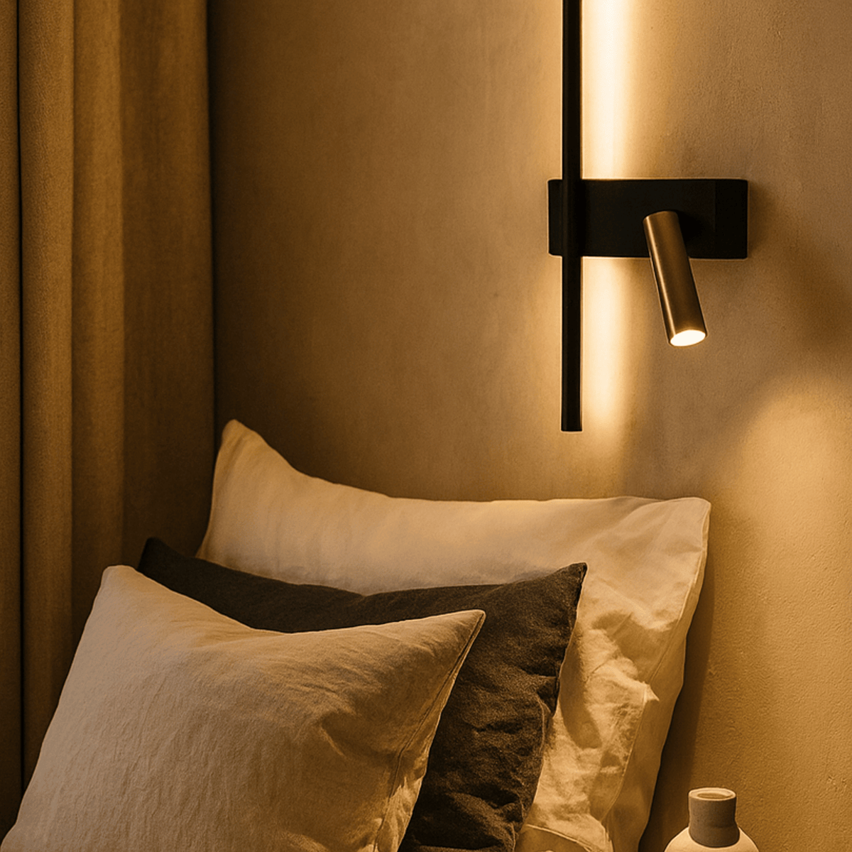 OsloGlow LED Wall Light Modern Sconce Warm Ambient Bedroom Living Room — product view 1