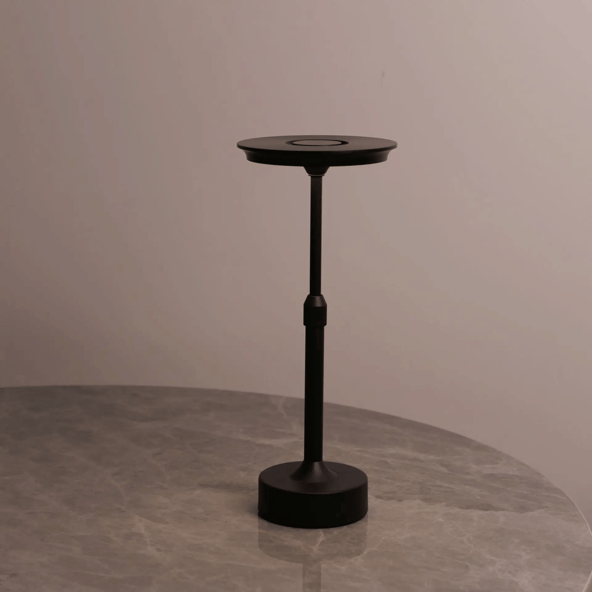 Rise Cordless LED Table Lamp Rechargeable Minimalist Restaurant Bar Bedside — Orange Black Silver Gold — product view 2