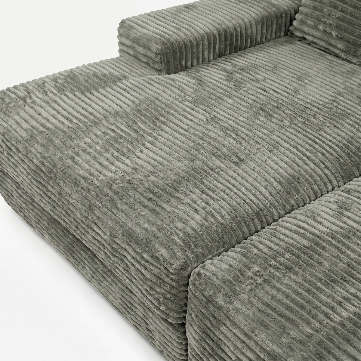 Lune Corduroy Horizon Sectional Sofa — product view 6