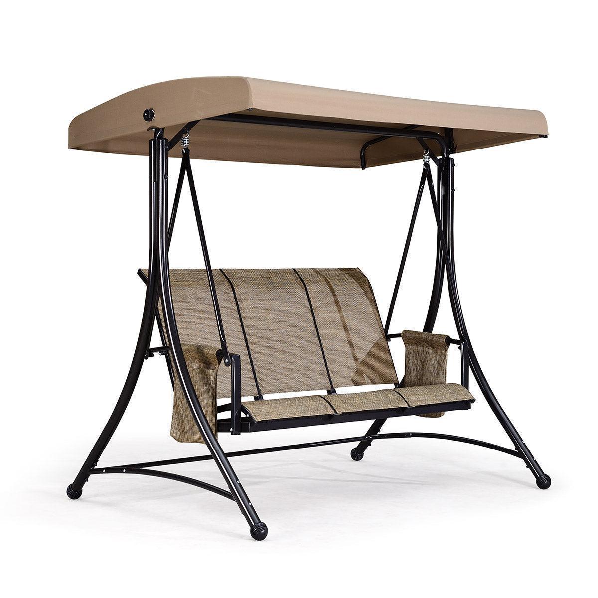 PURPLE LEAF Outdoor Swing Chair Patio Porch Swing - Barcelona Series — product view 2