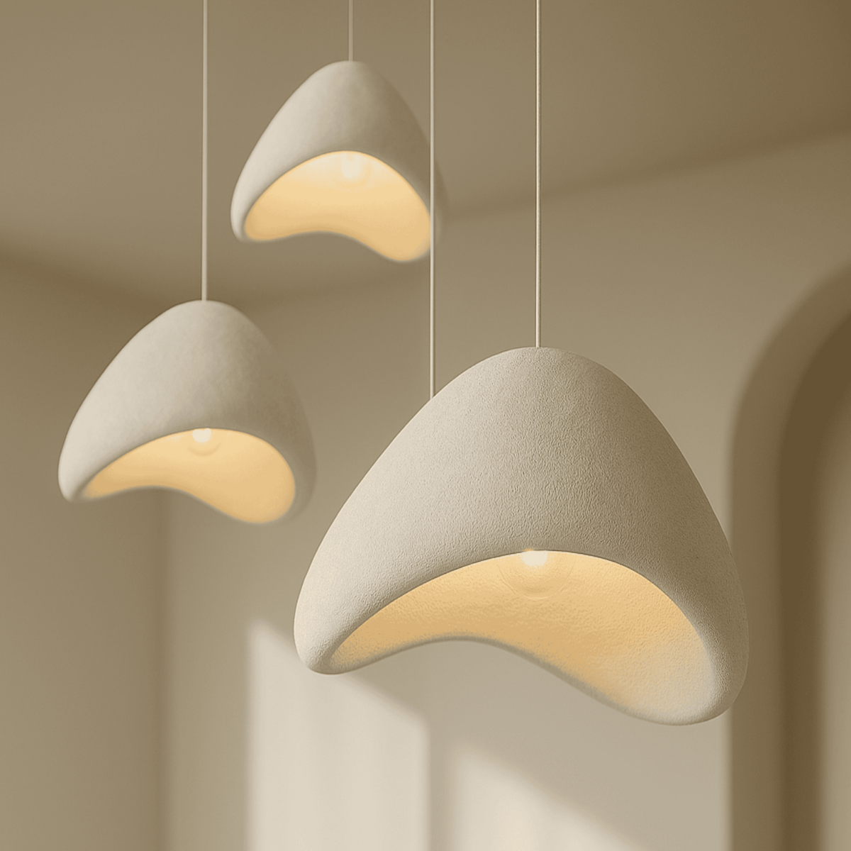 Santorini Serenity Chandelier Pendant Light Modern Dining Room Living Room — product view 1