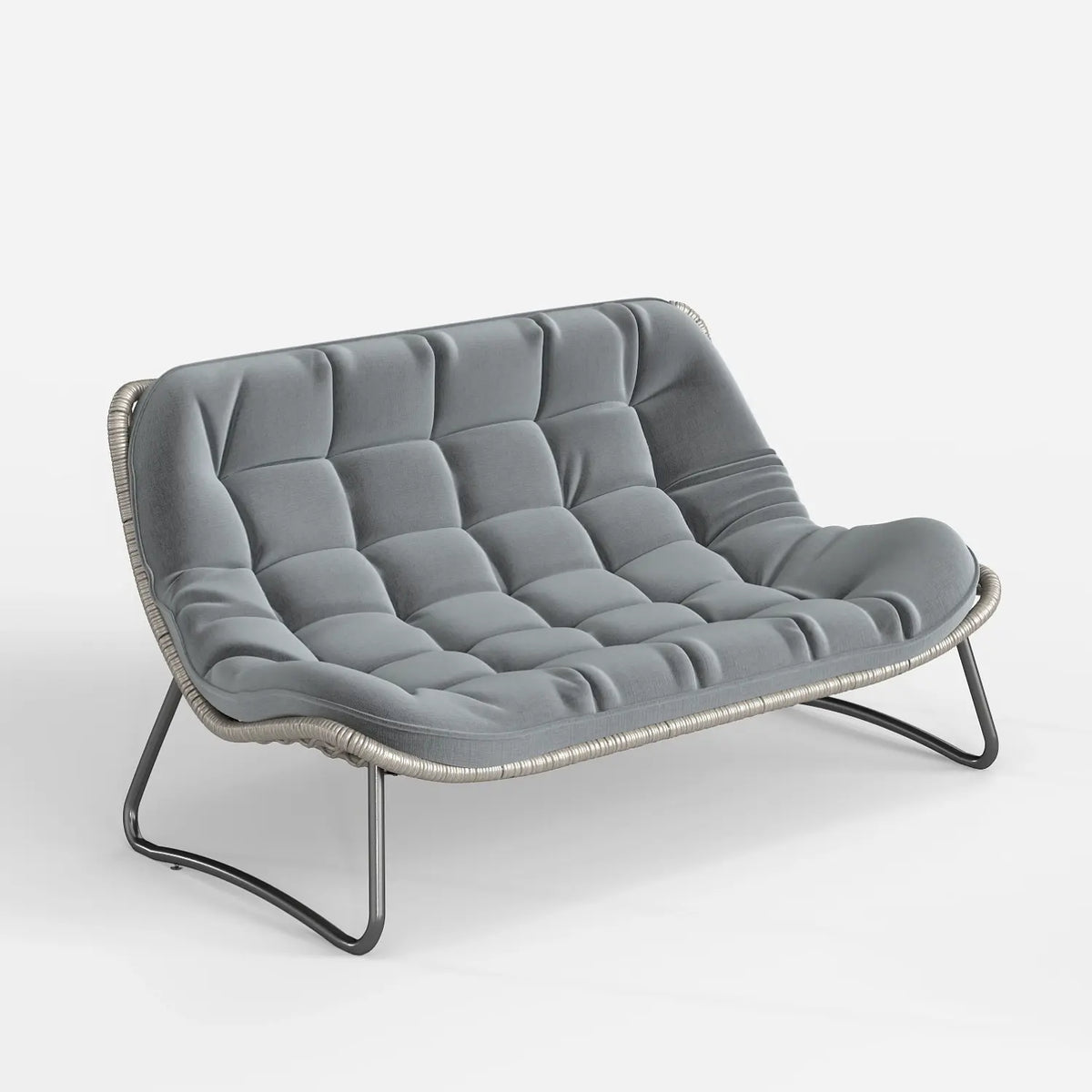 Livli™ Two-Seater Wicker Chair — product view 1