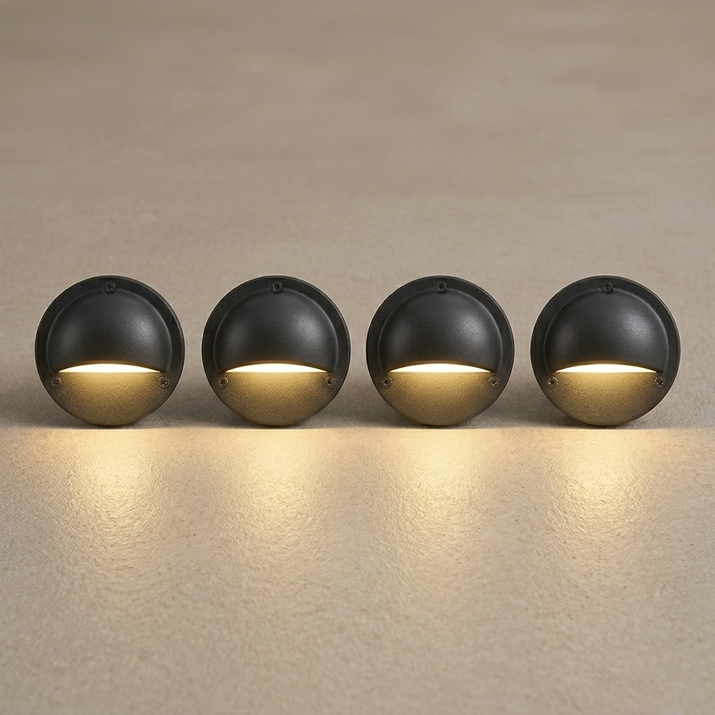 Low Voltage LED Deck Step Lights Warm White 2700K IP65 Outdoor Stair Lighting — 4, 6, 10 & 12-Pack — product view 1