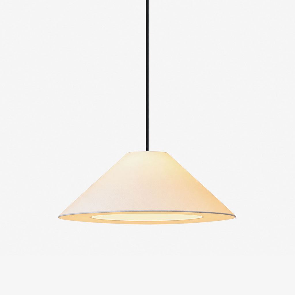 Brim Fabric Cone Pendant Lamp — product view 1