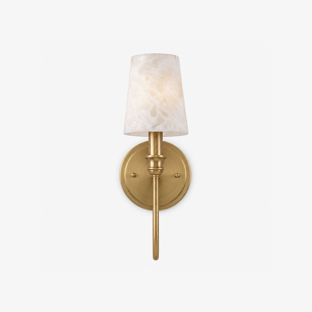 Harp Alabaster Wall Sconce — product view 1