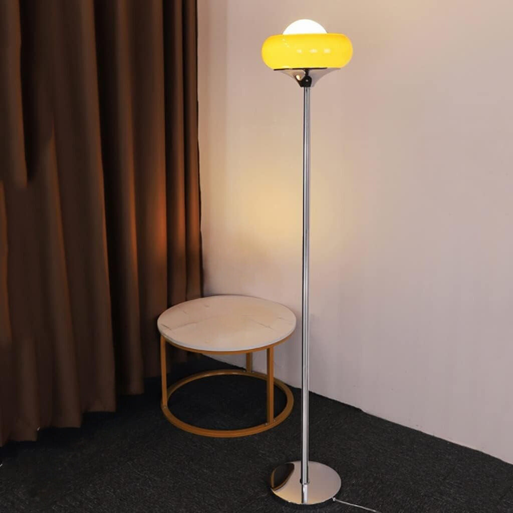Morandi Modern Stained Glass Tall Floor Lamp — product view 1