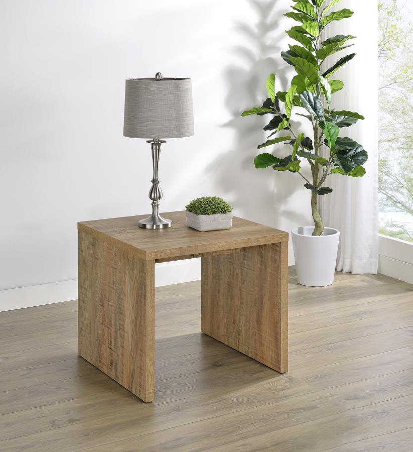 Canoga Mango Finish U-Shape End Table – 706537 — product view 1