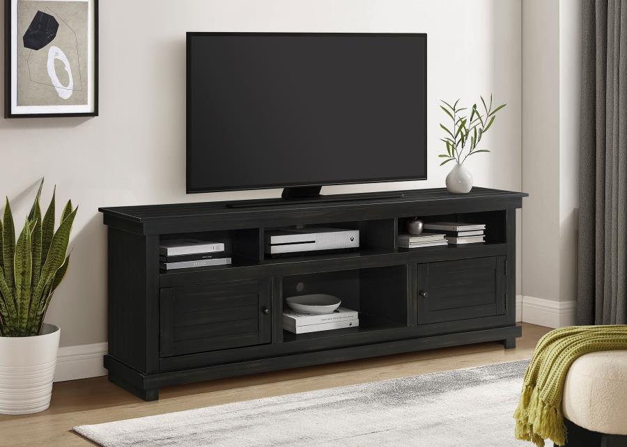 Payne Distressed Brown 70" 2-Door Farmhouse TV Stand – 710063 — product view 1