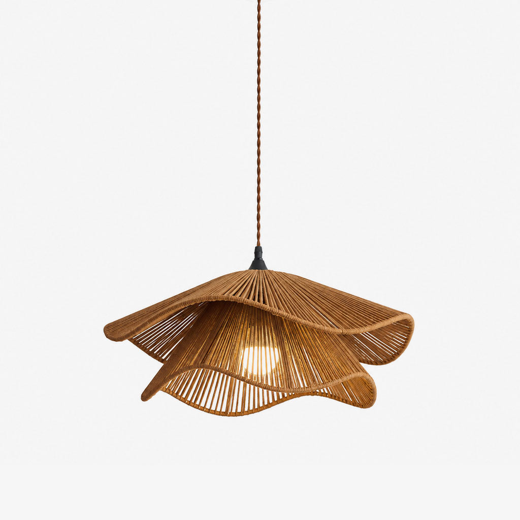 Corolla Cotton Cord Pendant Lamp — product view 1