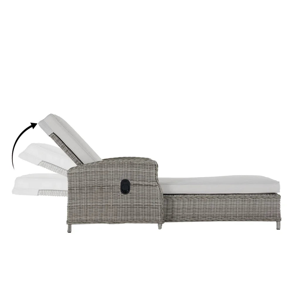 LOUNGE YARD Nexus Outdoor Wicker Chaise Lounge — product view 5
