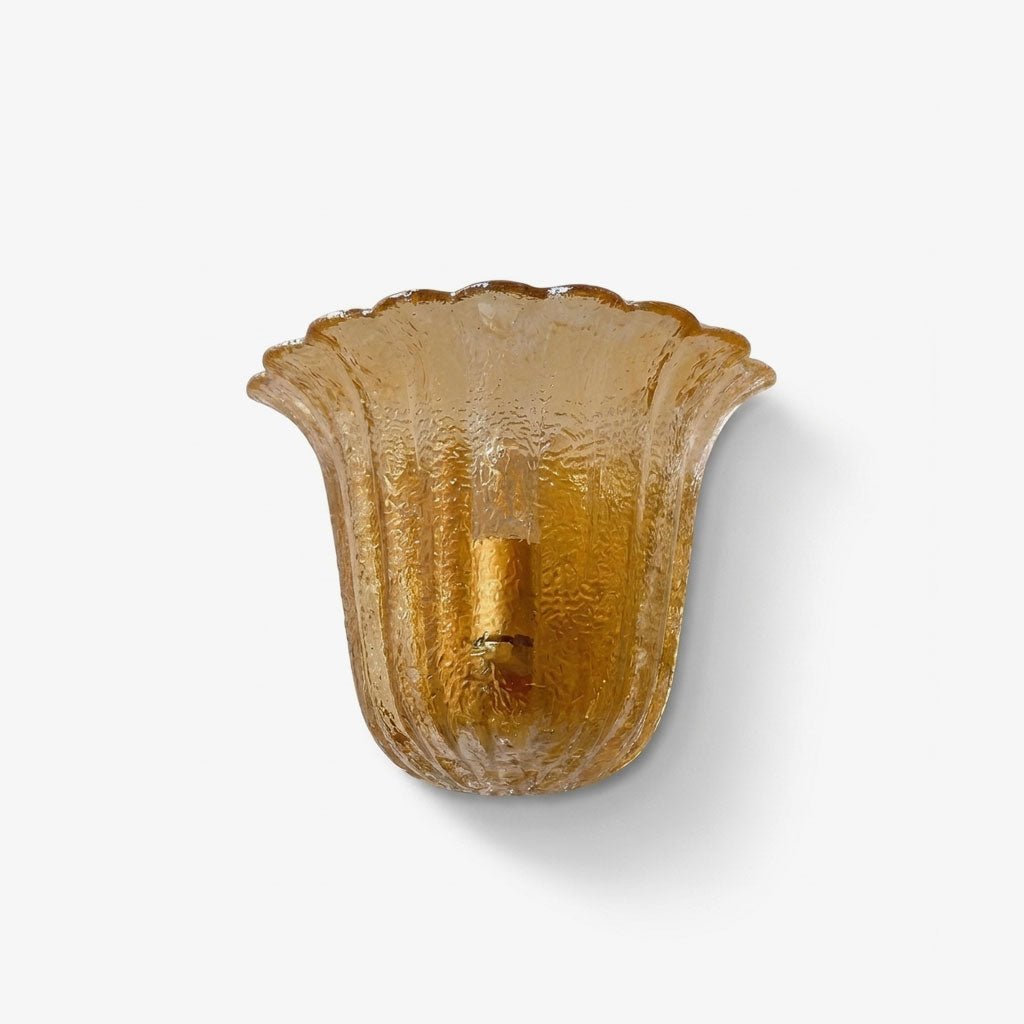 Marigold Fluted Glass Wall Sconce — product view 1