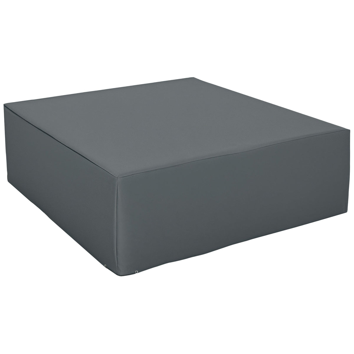 80.7" x 75.6" x 24" Waterproof Patio Furniture Cover, Grey — product view 1
