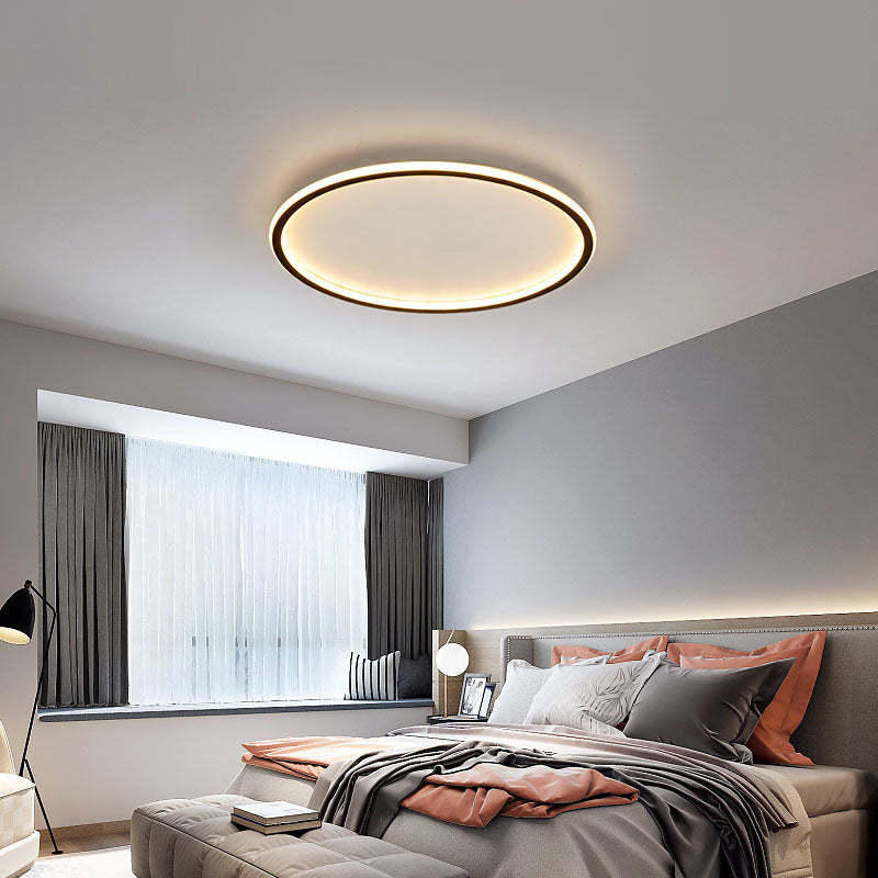 Quasso Flush Mount Ceiling Light Modern LED Round — product view 1