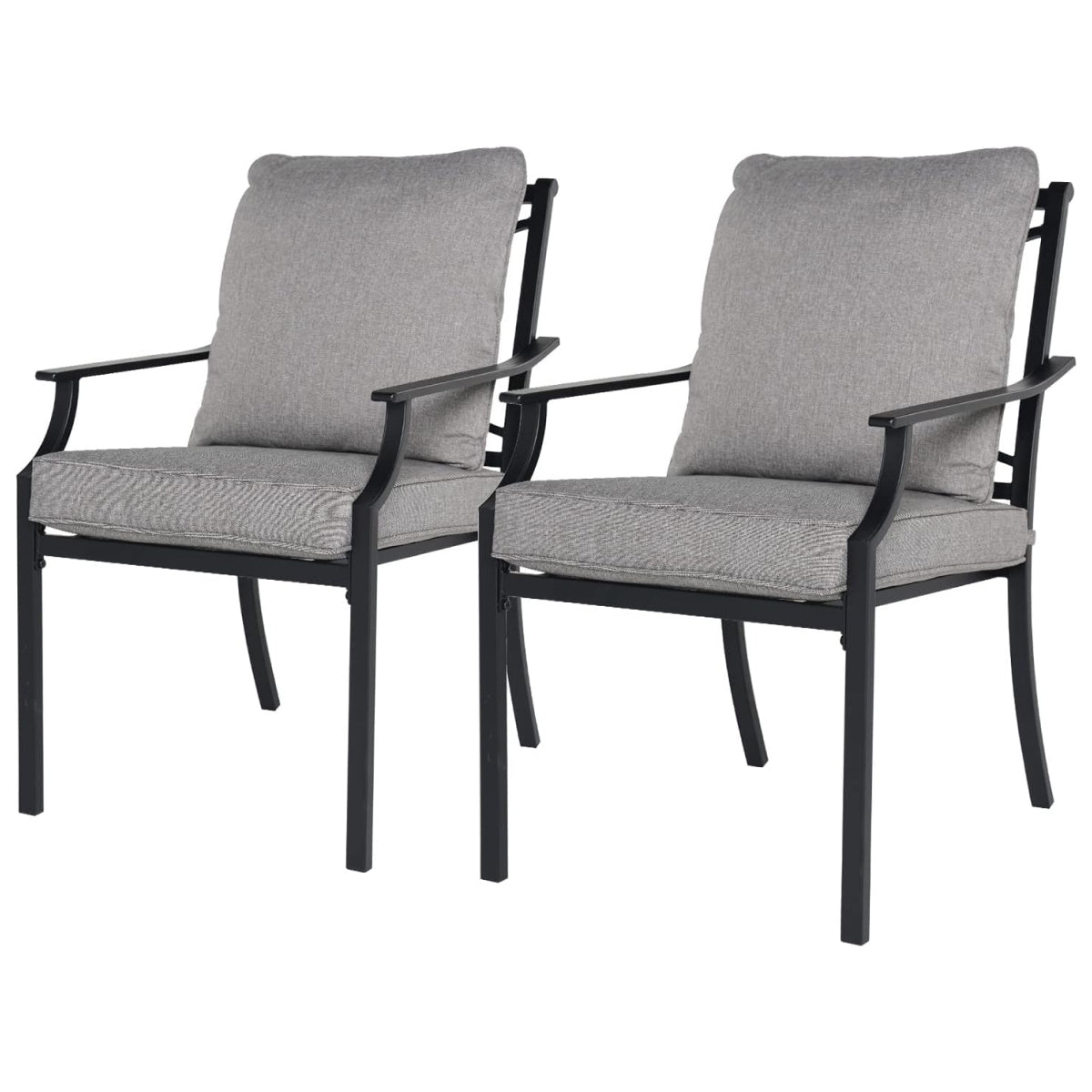 LOUNGE YARD Outdoor Dining Set, Patio Dining Set Metal Patio Garden Set for Backyard,Patio — product view 3