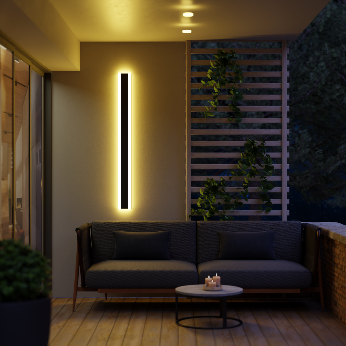 Nexa Symmetrical Outdoor Wall Lamp — product view 4