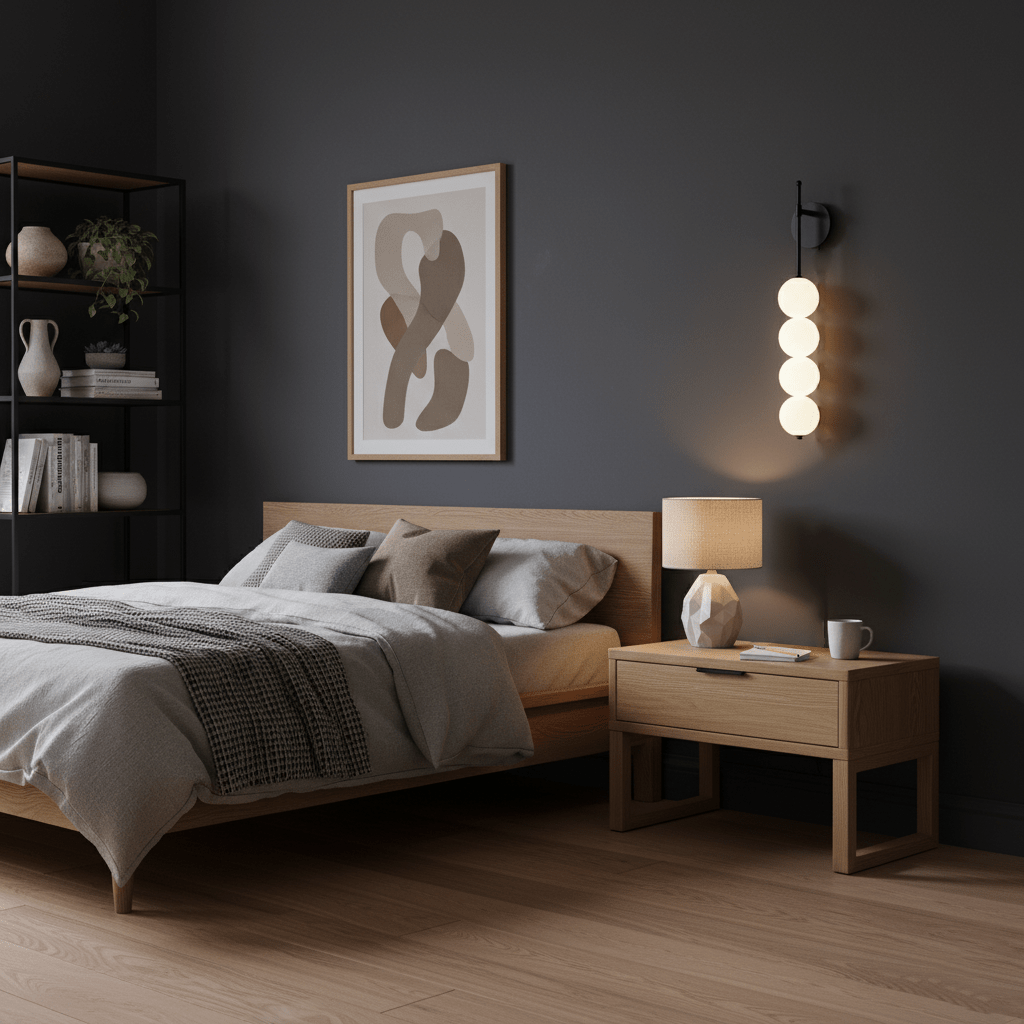 Abacus LED Wall Lamp Gold Black Ball Sconce Bedroom Living Room Restaurant — product view 7