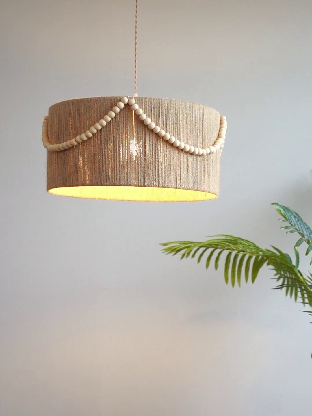 Acacia Rope Pendant Lamp — product view 6