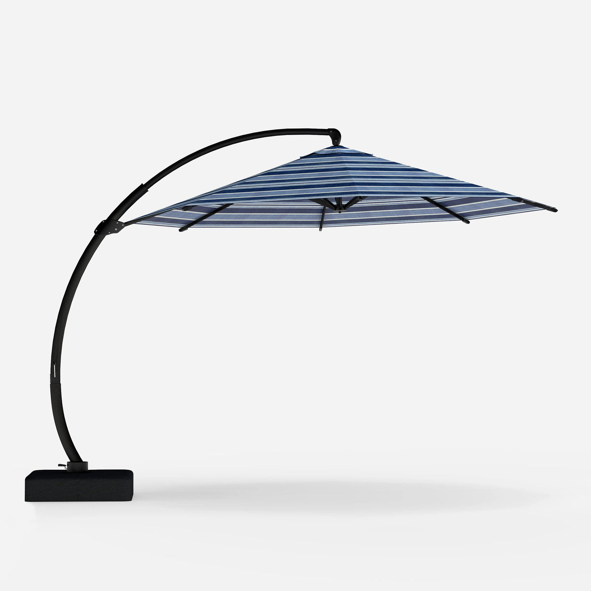 Acrylic Fabric Cantilever Umbrella with Base — product view 1
