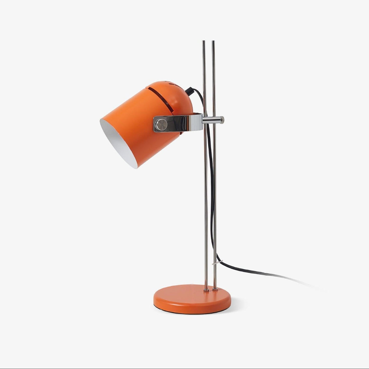 Adjustable Liftable LED Desk Lamp Height Adjustable Home Office Bedroom — Chrome Orange Green — product view 4