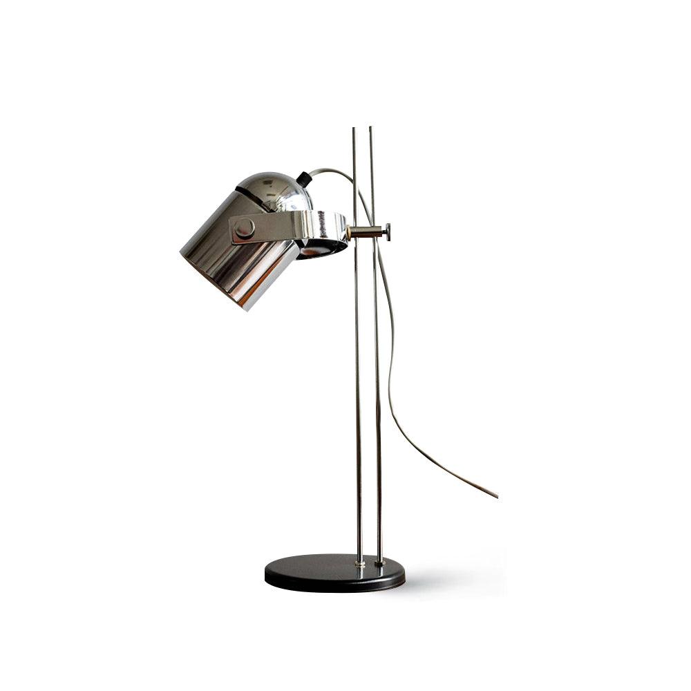 Adjustable Liftable LED Desk Lamp Height Adjustable Home Office Bedroom — Chrome Orange Green — product view 3