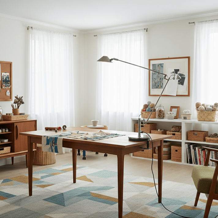 Adjustable Black Office Task Lamp Metal Cone Shade Desk Home Office Study — 7 Inch — product view 3
