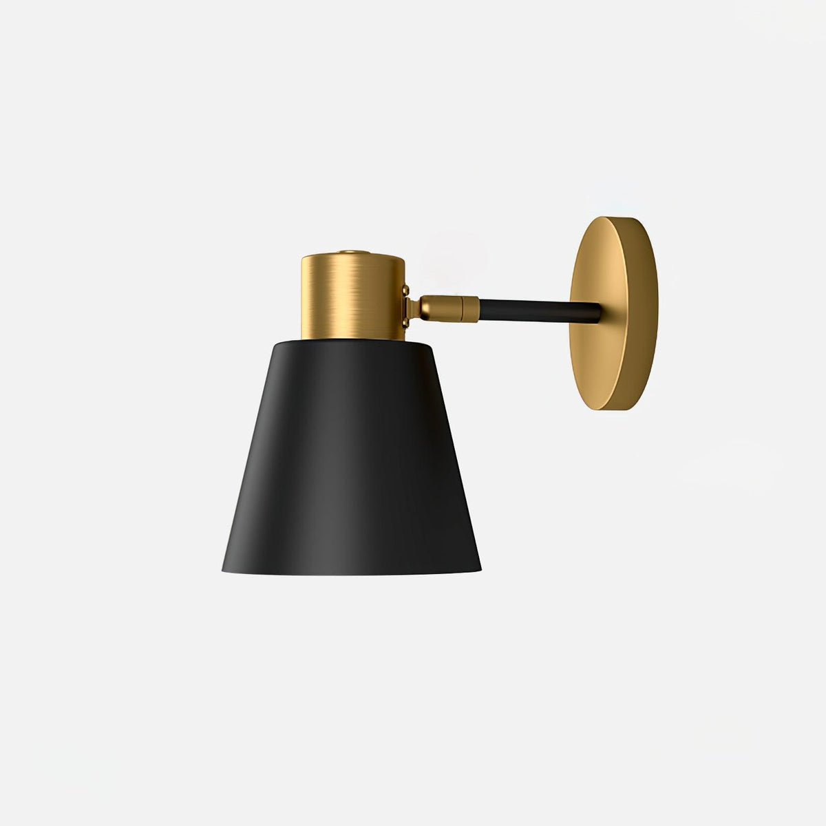 Adjustable Armed Wall Lamp Gold Black Modern Bedroom Living Room Bedside — 5 Inch — product view 1