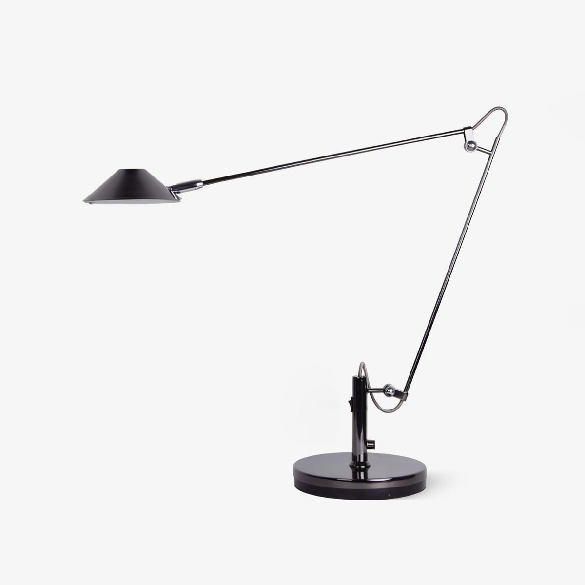 Adjustable Black Office Task Lamp Metal Cone Shade Desk Home Office Study — 7 Inch — product view 2