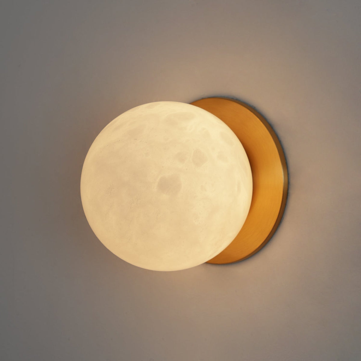Lynq Alabaster Mini Orb Wall Lamp – Elegant Ambient Accent Lighting — product view 5
