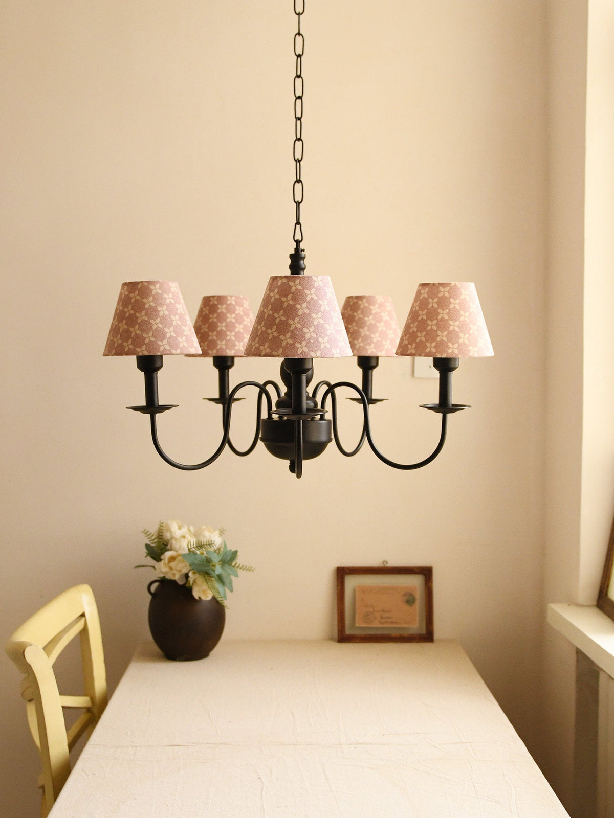 Aoni Floral Arm Chandelier — product view 2